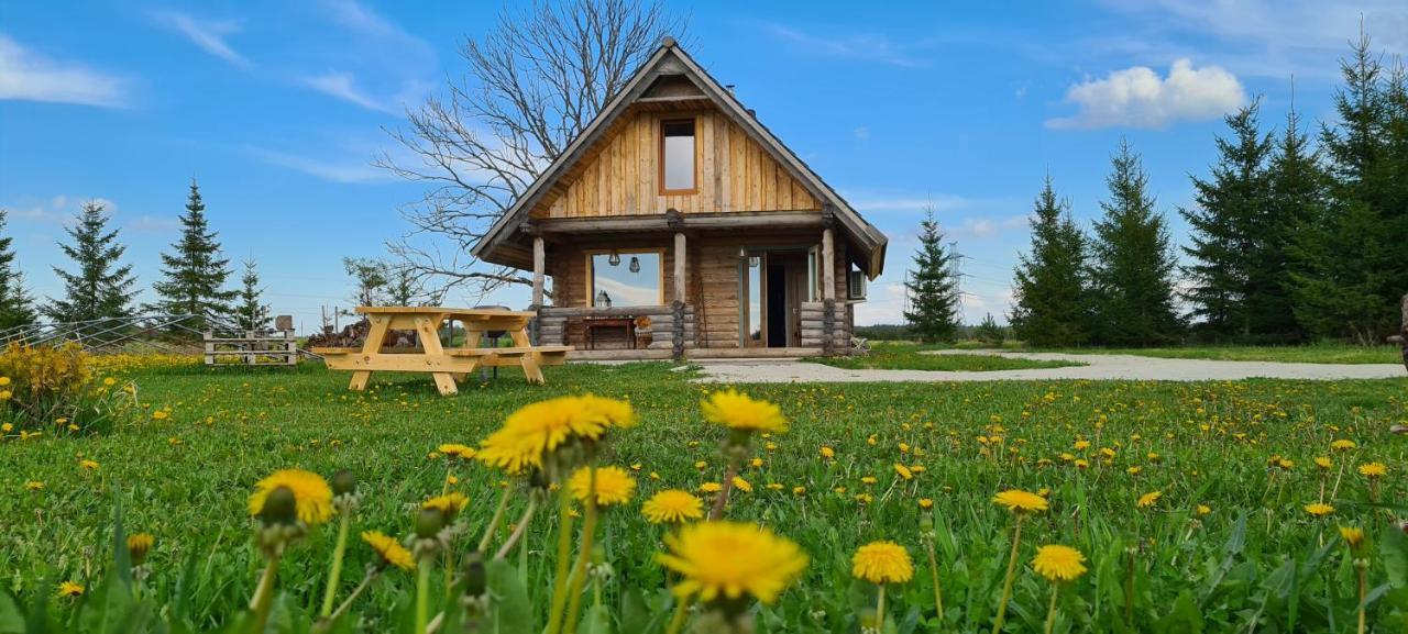 Romantic Stay At Loghouse Vaeiketeemaja Uksnurme Exterior photo